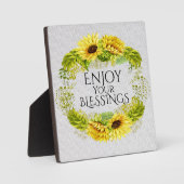 感動的恵み フォトプラーク (正面)