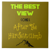 感動的意欲を起こハイキング引用文タイポグラフィ タイル (正面)