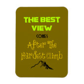 感動的意欲を起こハイキング引用文タイポグラフィ マグネット (縦)