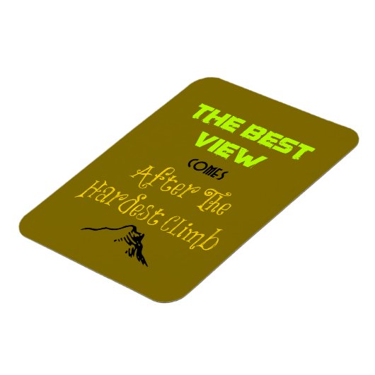 感動的意欲を起こハイキング引用文タイポグラフィ マグネット (左側)