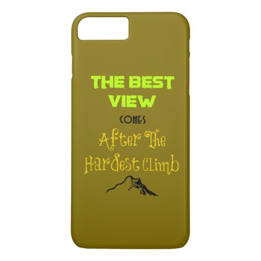 感動的意欲を起こハイキング引用文タイポグラフィ Case-Mate iPhoneケース (裏面)
