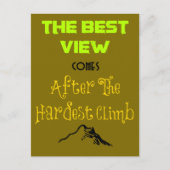 感動的意欲を起こ引用文タイポグラフィ ポストカード (正面)