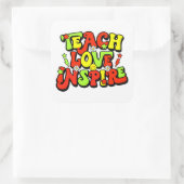 感動的教え引用文 スクエアシール (バッグ)