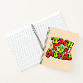 感動的教え引用文 ノートブック (内部)