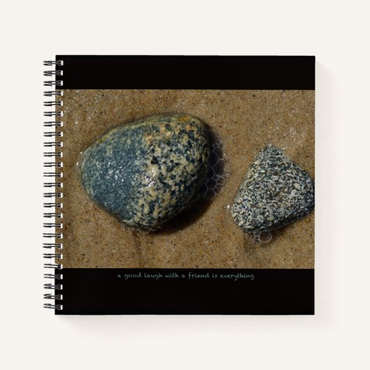 感動的文字と写真。 ノートブック (正面)