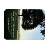 「感動的新しい日」の風景 マグネット (横)