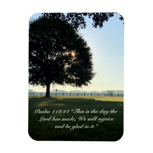 「感動的新しい日」の風景 マグネット (縦)