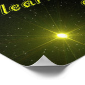 感動的新しい星を織る ポスター (角)