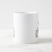 感動的本を書ジャンボマグ ジャンボコーヒーマグカップ (正面)