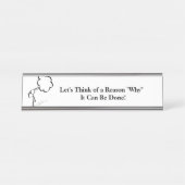 感動的机用ネームプレート デスクネームプレート (正面)