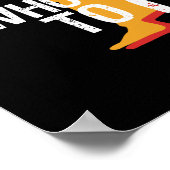 感動的武術アーツブラックベルトファイター ポスター (角)