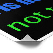 感動的気にポスター ポスター (角)