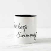 感動的泳ぎ保中 ツートーンマグカップ (中央)