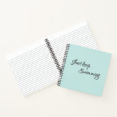 感動的泳ぎ保中 ノートブック (内部)