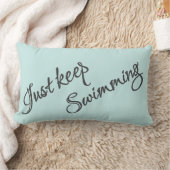 感動的泳ぎ保中 ランバークッション (ブランケット)