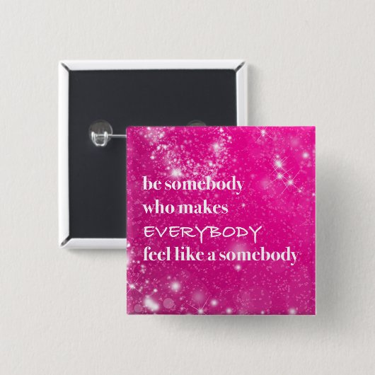 感動的皆を誰かのように感じさせます 缶バッジ (正面&裏面)