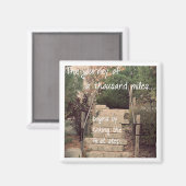 感動的磁石 – 前進する旅 マグネット (正面/裏面)