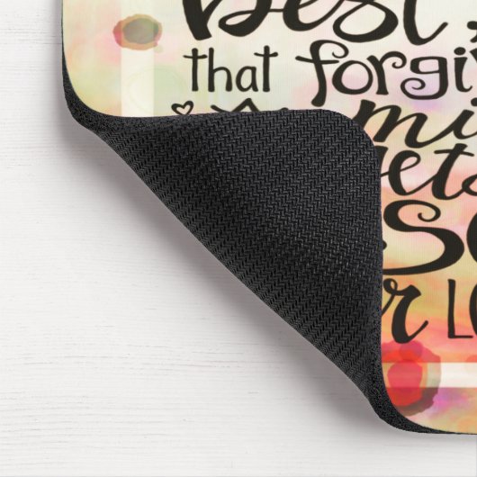 感動的祈りの言葉引用文かわいらしカラフル マウスパッド (コーナー)