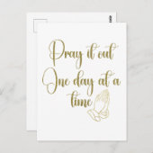 感動的祈りの言葉引用文確認 ポストカード (正面/裏面)