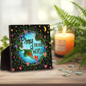 感動的祈世界引用文 フォトプラーク