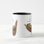 感動的聖なる書物、 経典、マタイ11:28、ヒョウ マグカップ (中央)