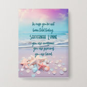 感動的肯定パーソナライズされた 缶バッジ (正面)