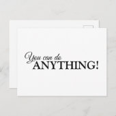 感動的葉書には聞きたい事が書いてある ポストカード (正面/裏面)