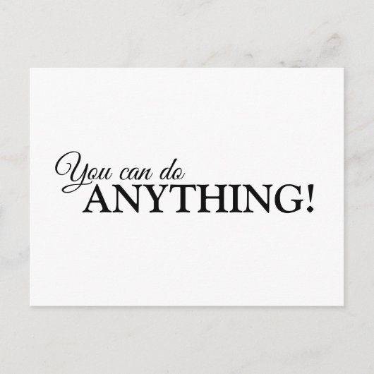 感動的葉書には聞きたい事が書いてある ポストカード (正面)