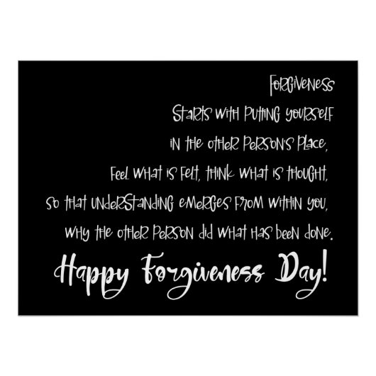 感動的親知らずの幸せな赦しの日 ポスター (正面)