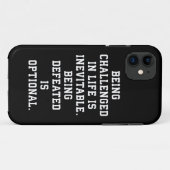 感動的言葉 – 挑戦と敗北 Case-Mate iPhoneケース (裏面(横))