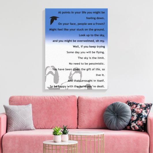 感動的詩 – キャンバス (インサイチュ (リビング))