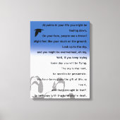 感動的詩 – キャンバス (正面)