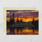 感動的誕生日、恵みと平和 ポストカード (正面/裏面)