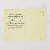 感動的誕生日、恵みと平和 ポストカード (裏面)