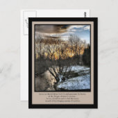 感動的贈り物の季節 ポストカード (正面/裏面)