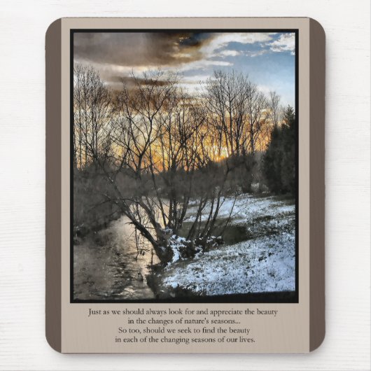 感動的贈り物の季節 マウスパッド (正面)