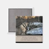 感動的贈り物の季節 マグネット (正面/裏面)