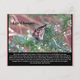 感動的贈与生活の変化 エンクロージャーカード