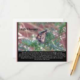 感動的贈与生活の変化 エンクロージャーカード