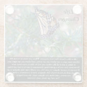 感動的贈与生活の変化 ガラスコースター (裏面)