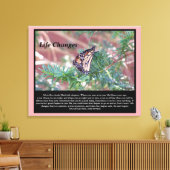 感動的贈与生活の変化 キャンバスプリント (インサイチュ (リビング))