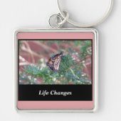 感動的贈与生活の変化 キーホルダー (正面)