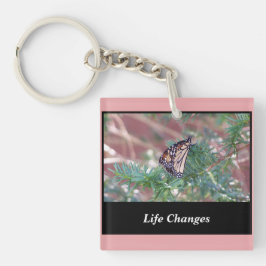 感動的贈与生活の変化 キーホルダー