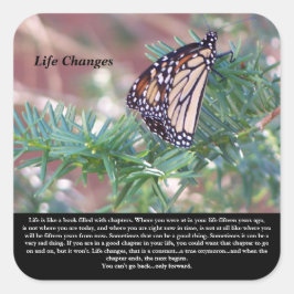 感動的贈与生活の変化 スクエアシール