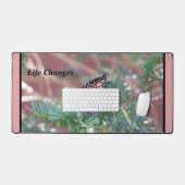 感動的贈与生活の変化 デスクマット (キーボード&マウス)