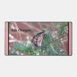 感動的贈与生活の変化 デスクマット