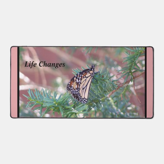 感動的贈与生活の変化 デスクマット (正面)