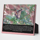 感動的贈与生活の変化 フォトプラーク (側面)