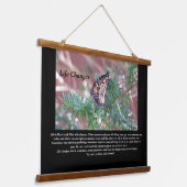 感動的贈与生活の変化 吊り下げ型タペストリー (傾斜あり)