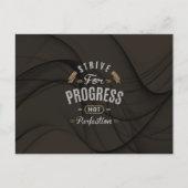 感動的進歩に努める ポストカード (正面)